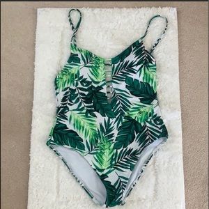 One piece bathing suit L